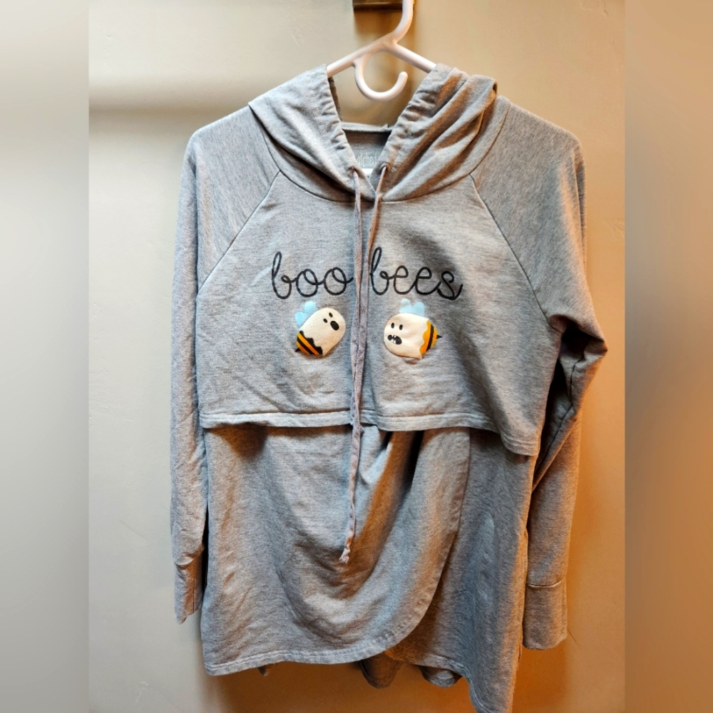 Latched Mama Gray Lightweight Hoodie